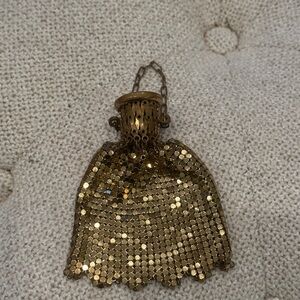 Vintage Gold Mesh Coin Purse